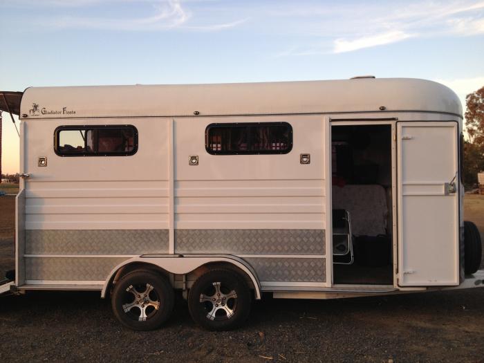 3 Horse Angle Load Float Floats & Accessories Horsezone