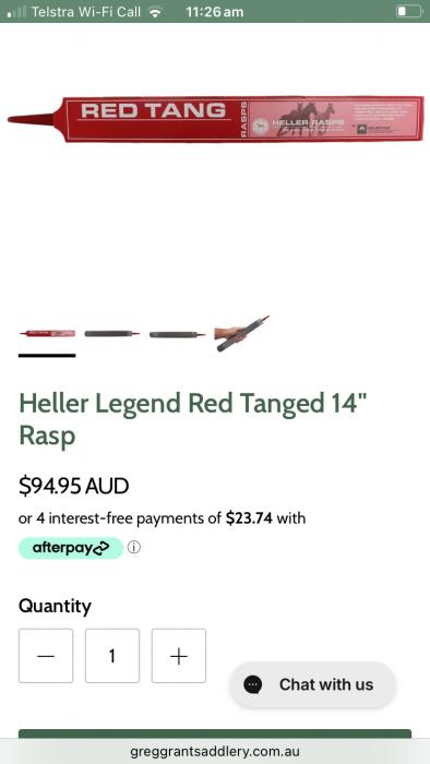 Red tang heller rasp