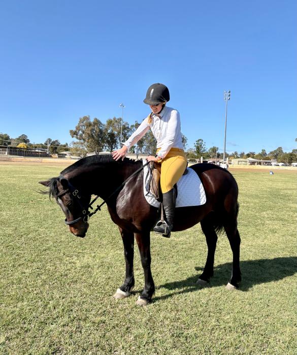 Super sweet Welsh cob jumper