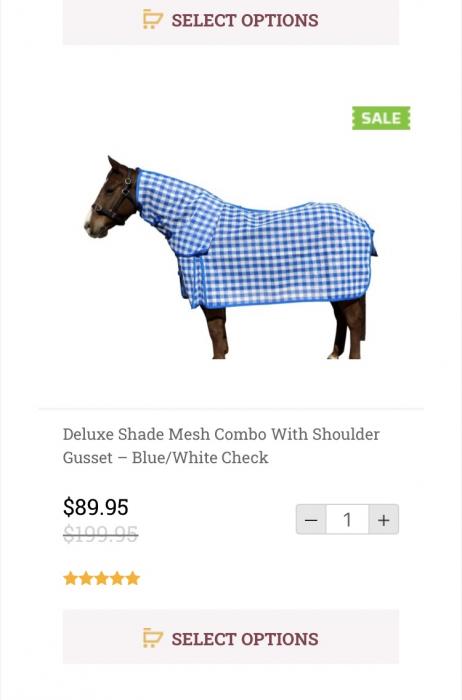 Deluxe shade mesh combo