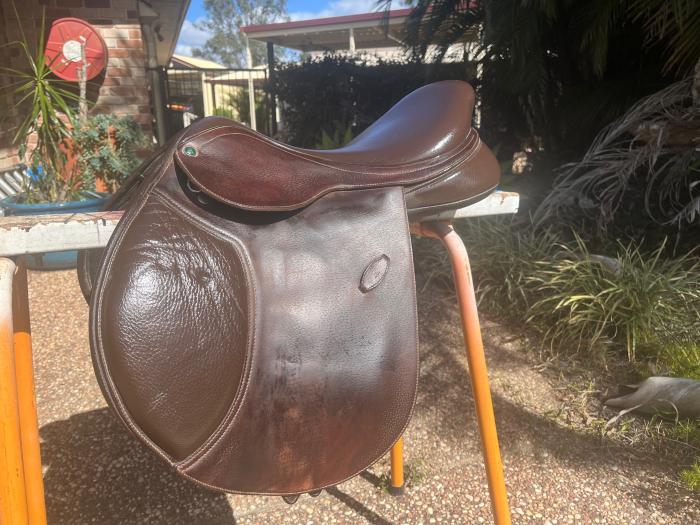 Brown Arena Jump Saddle