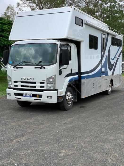 ISUZU 3 horse truck